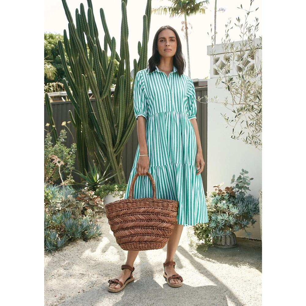 MAYE Marnie Midi Shirt Dress